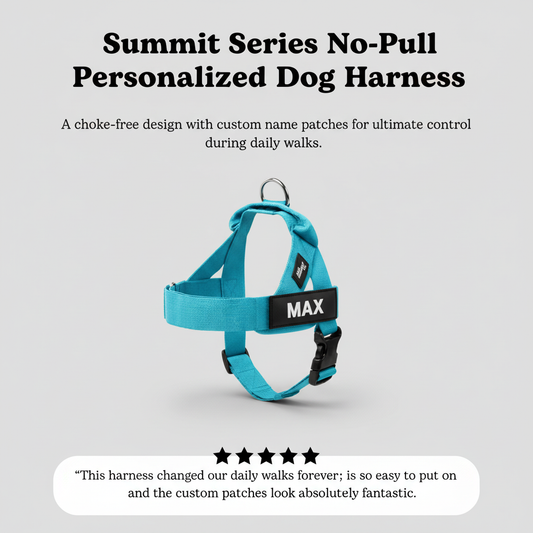 Summit Series No-Pull Personalised Dog Harness